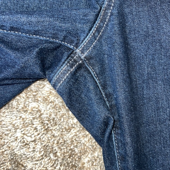 Jessica Simpson high rise skinny dark wash jean size 8 - Picture 7 of 7